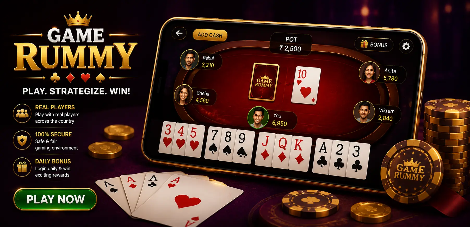 game rummy banner